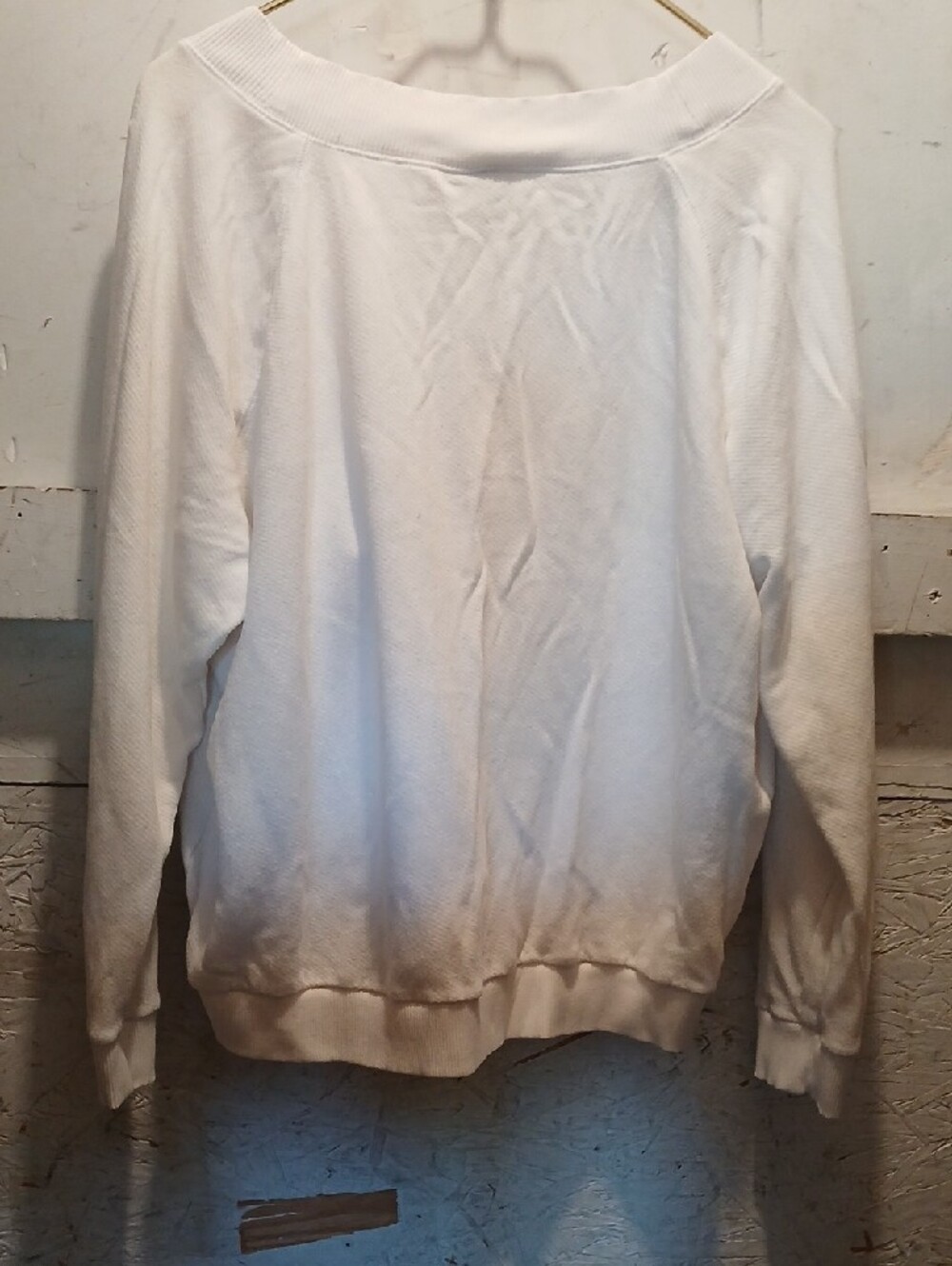 Universal Thread White V-Neck Ribbed Sweater Size Large - Picture 6 of 6